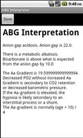 ABG Interpreter captura de pantalla 1