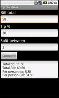 Tip Calculator скриншот 1