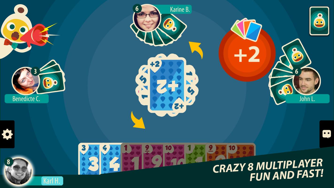 Crazy 8 Multiplayer APK Download - Free Card GAME for 