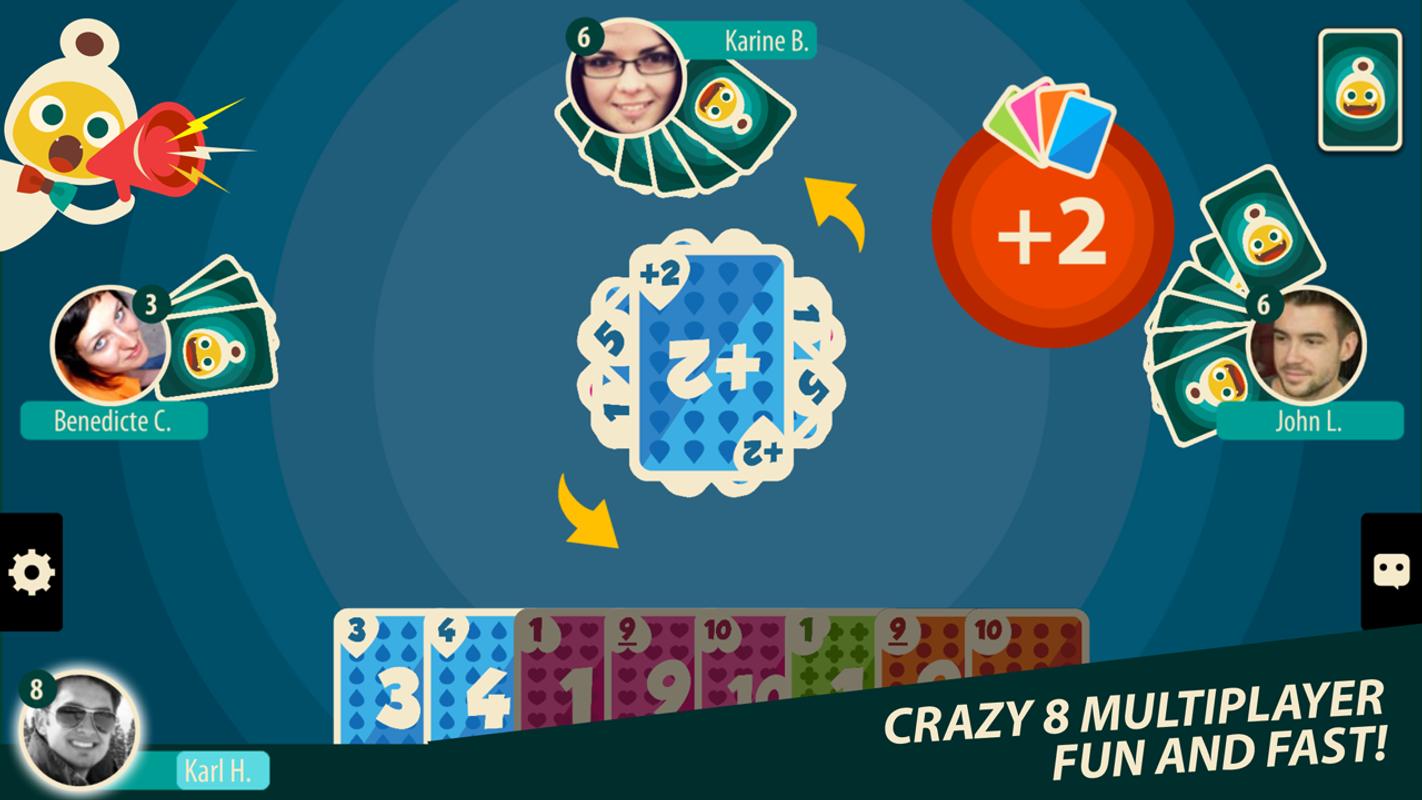Crazy 8 Multiplayer APK Download - Free Card GAME for 
