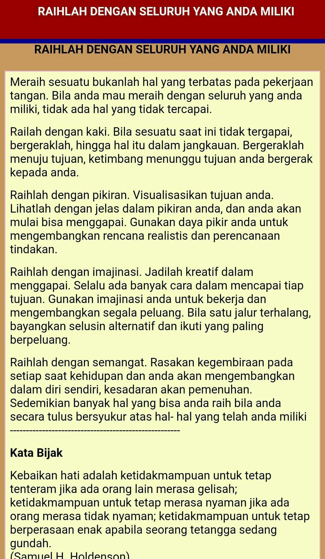 Motivasi Kehidupan For Android Apk Download