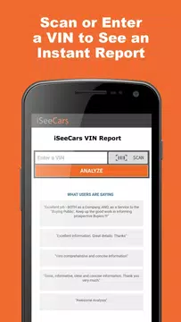 Screenshot 1 for VIN Report for Used Cars