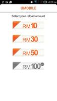 U Mobile Top-up poster