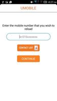 U Mobile Top-up screenshot 1
