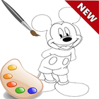How To Draw Micky Mouse - Easy icon