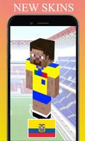 Skins Soccer Player For Minecraft Affiche