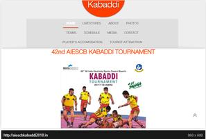 42nd AIESCB KABADDI 2018 TOURNAMENT capture d'écran 1