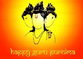 Happy Guru Purnima Affiche