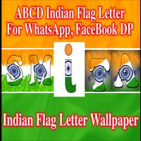 Indian Flag Letter HD Wallpaper plakat