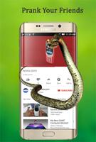 Cobra Snake on Screen - Hissing prank poster