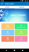GREAT LEADERS AND SPEECHES-poster