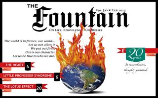 The Fountain Magazine Affiche