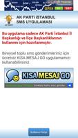 پوستر SMS AKPARTI ISTANBUL