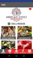 Mercato San Benedetto Cagliari ポスター