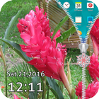 Flower Zipper Lock Screen ikona
