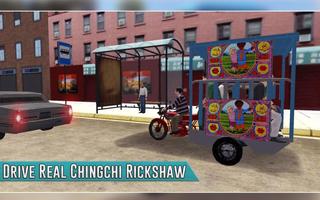 City Chingchi Auto Rickshaw 3D capture d'écran 3