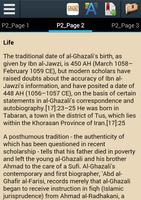 Biography of Imam Al-Ghazali スクリーンショット 2