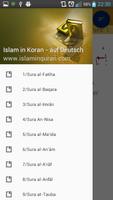 Islam in Koran (auf Deutsch) الملصق