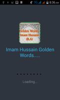 Imam e Hussain Golden Words 海報