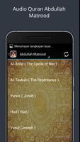 Audio Quran Abdul Matrood captura de pantalla 2