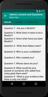 Islamic Lessons and Questions syot layar 3