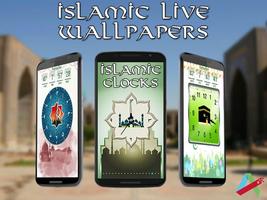 Islamic Live Clock Wallpaper & Affiche