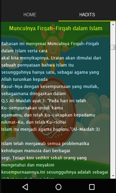 Описание для Firqah Dalam Islam.