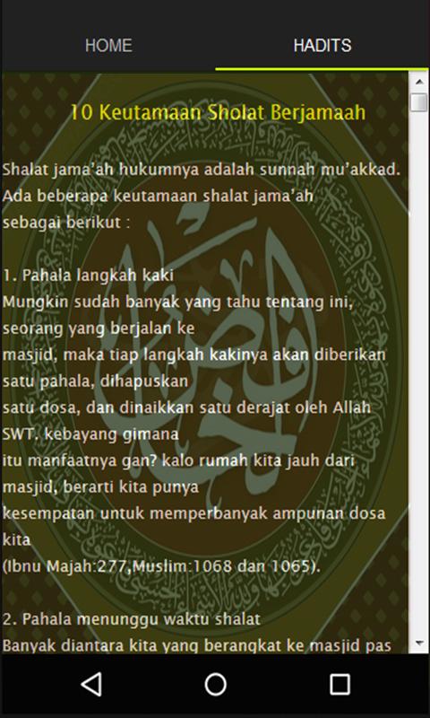 Hadits Keutamaan Shalat Berjamaah 27 Derajat Gambar Islami