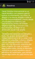 برنامه‌نما Córdoba Internacional TV عکس از صفحه