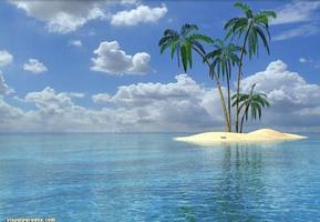 Ilha Praia Idéias bonitas Cartaz