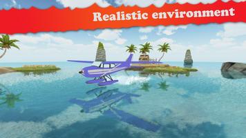 Sea Plane Flight Sim : Island Tourist Transporter 海报