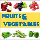 Names of Fruits and Vegetables icône