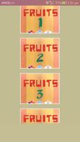 Names of Fruits and Vegetables Affiche