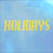 Holidays 2019
