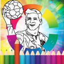 coloring Stars ball football APK