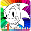coloring sonic
