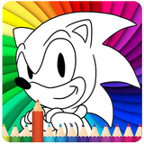 coloring sonic آئیکن