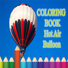 coloring Hot Air Balloon ไอคอน