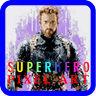 Superhero - Pixel Art icono