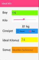 İdeal Kilo Hesaplama screenshot 1