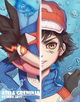 Ash Greninja Affiche