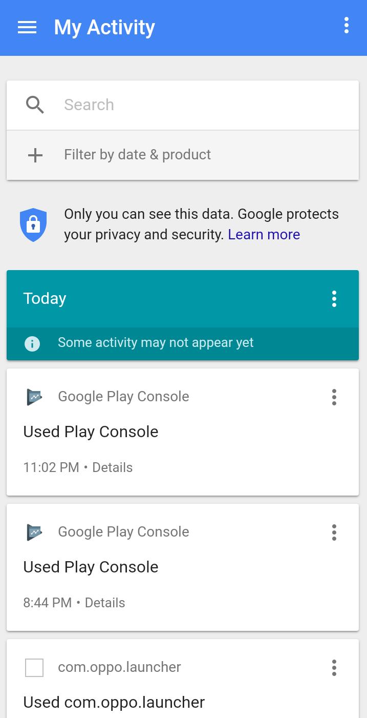 My Activity for Google APK for Android Download