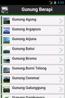 Gunung Berapi Affiche