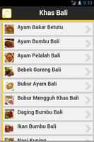 Resep Bali poster