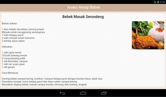 Resep Bebek اسکرین شاٹ 3