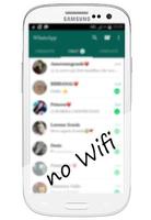 Open Whatsapp No Wifi - Prank Affiche