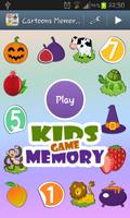 Cartoons Memory Kids Game poster