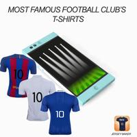 FOOTBALL JERSEY T-SHIRT Editor imagem de tela 1