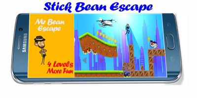 2 Schermata Mr Stick Bean escape