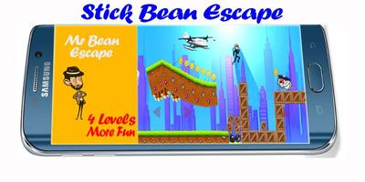 Mr Stick Bean escape Screenshot 2